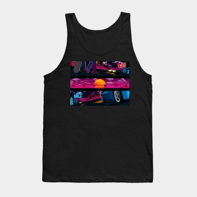 Showdown Tank Top by patrickkingart